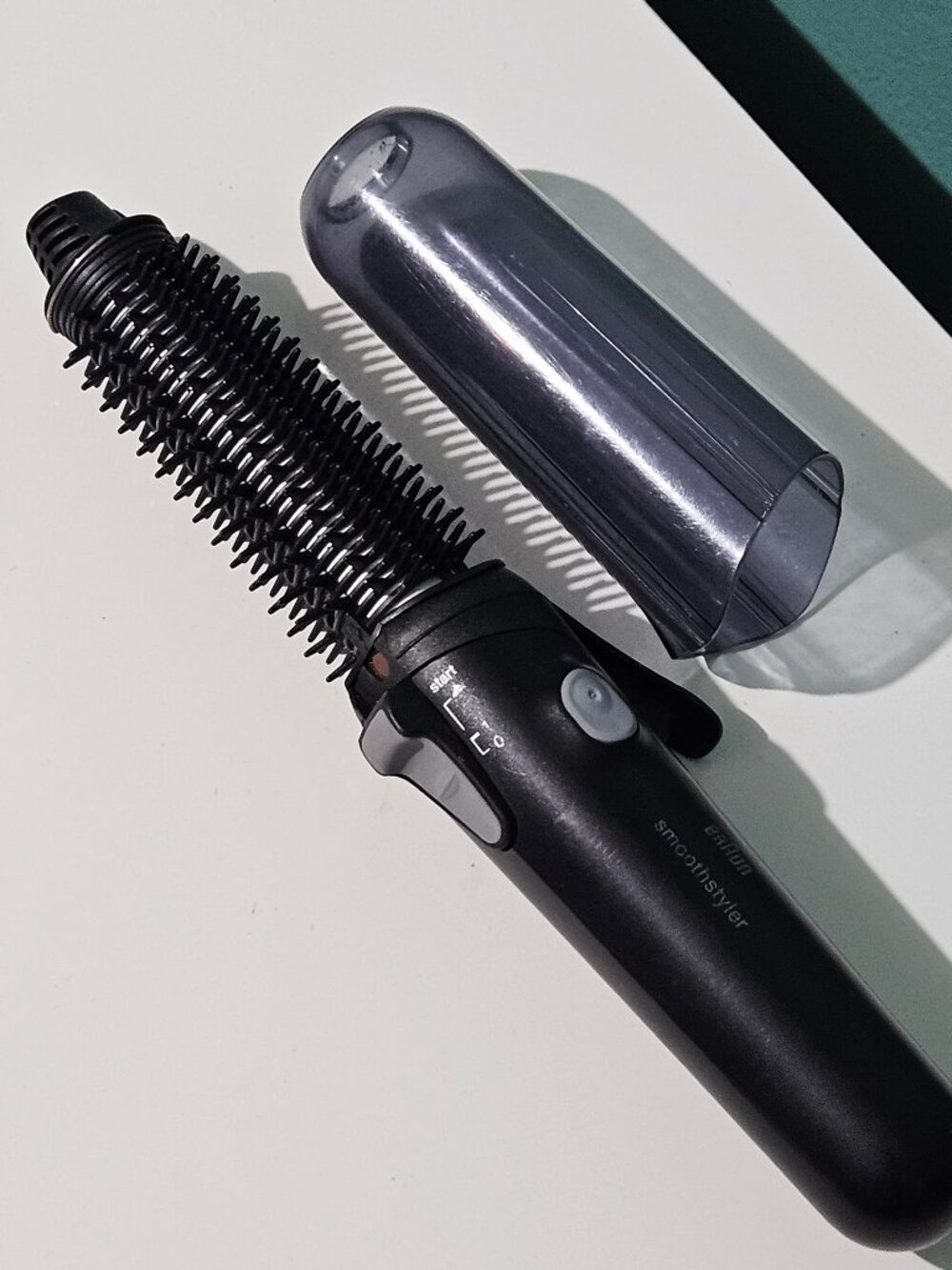Braun Independent Model 3589 Steam Curler Hair Curling Tongs Cordless - Black